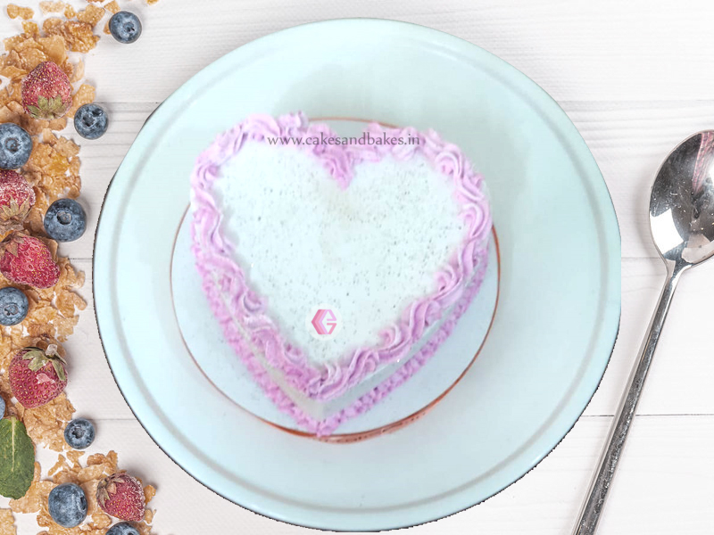 White Heart Shaped Faux Vintage Cake 7 - Etsy