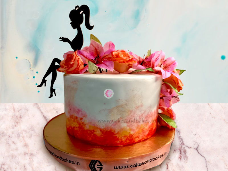 Nature's Best: Real Flower Cake | Doorstep Cake-sonthuy.vn