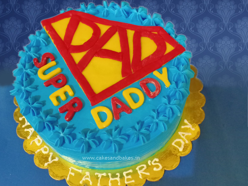Super Dad , Fathers Day Cake