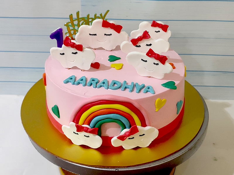 Rainbow cakes in kolkata