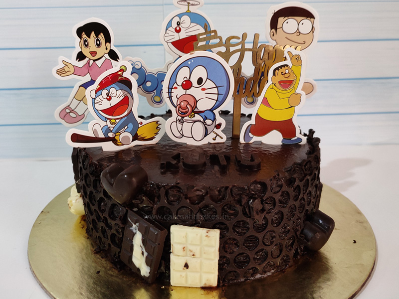 Cartoon Character Theme Cake for Kids - Cakes and Bakes Stories