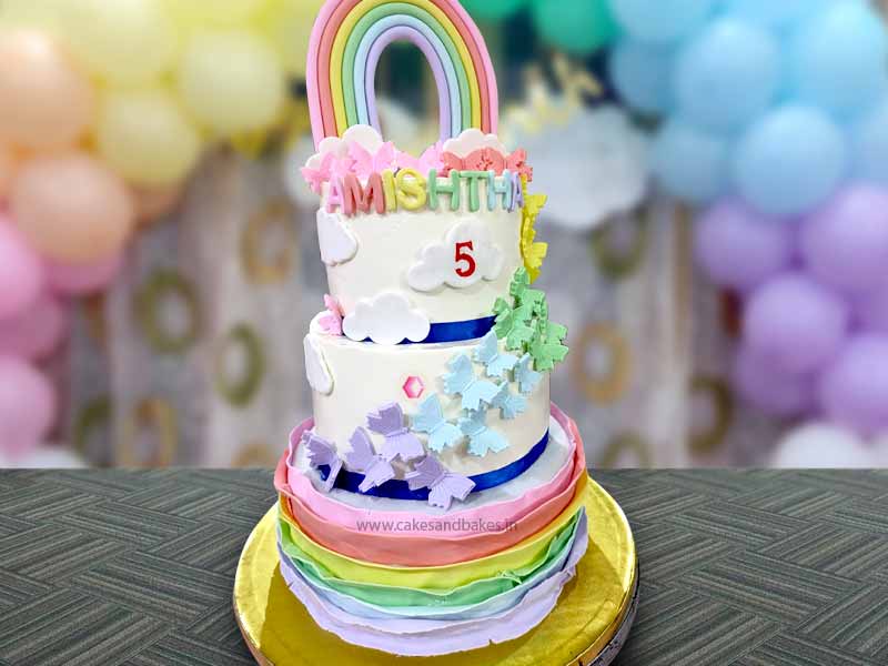 Multi colour Cake Design