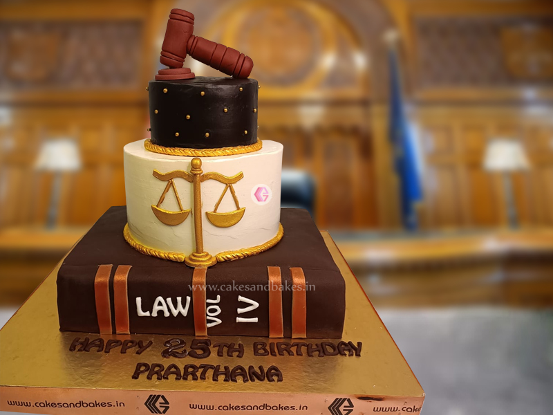 lawyer theme cake 2 kg chocolate