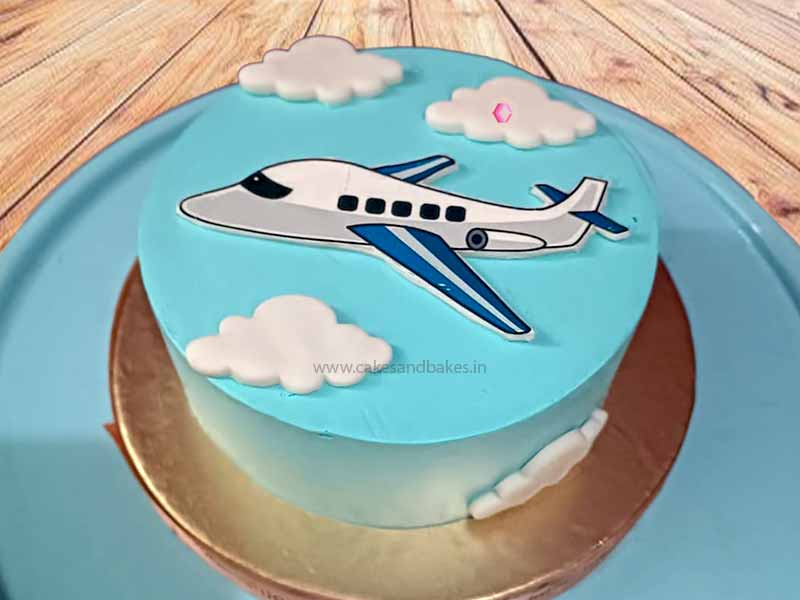 www.cake.lk | Birthday Cake Plane 2.5kg