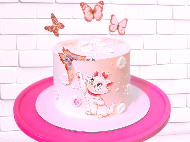 The Aristocats Marie and Flowers Edible Cake Topper Image ABPID05785 – A  Birthday Place