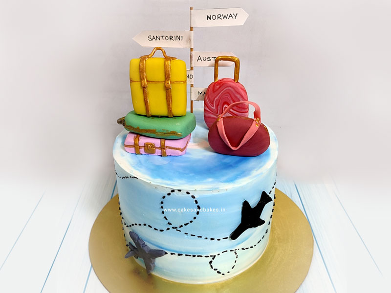 Airplane and Travel theme Cake Singapore / Singapore bakery - River Ash  Bakery