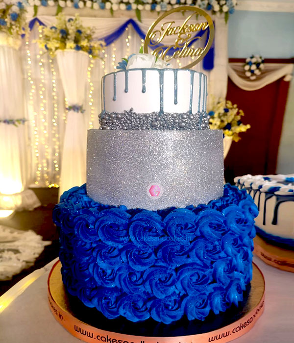 Order Wedding Cakes in Kolkata Online - Cakes and Bakes